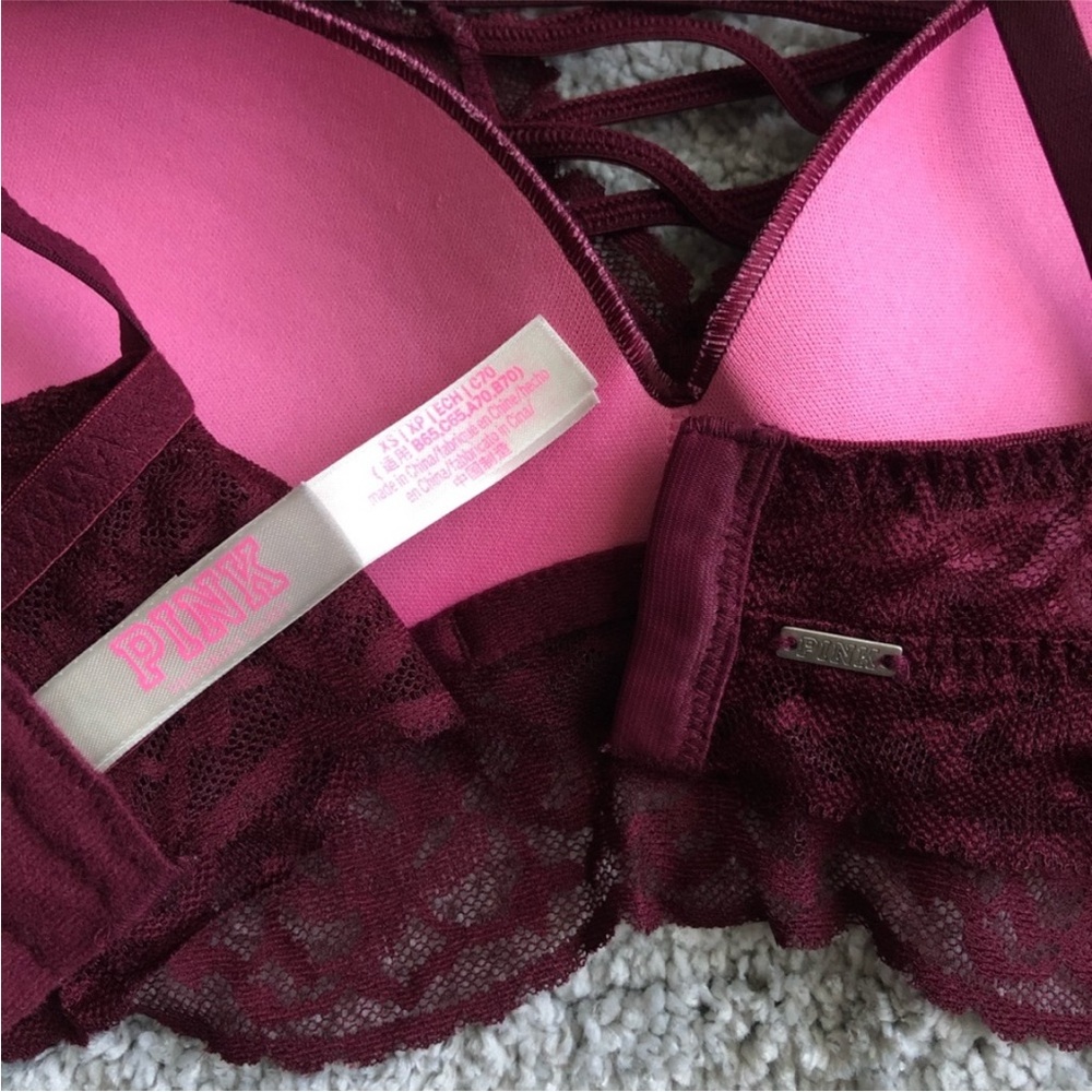 VS PINK lace push up bralette - Picture 3 of 3